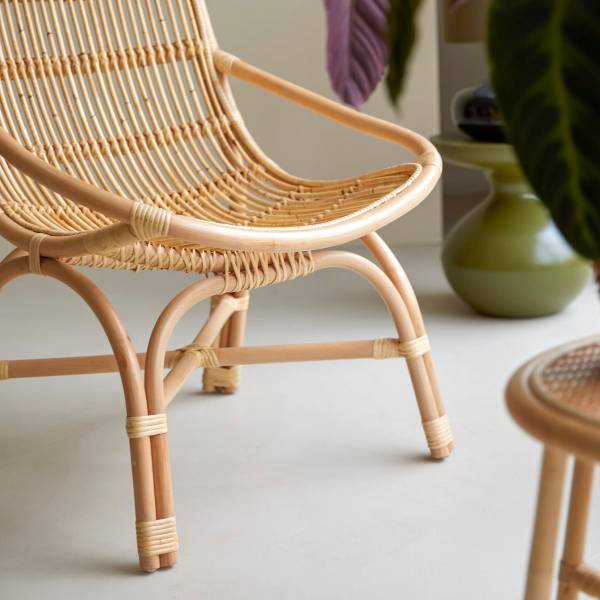 Sessel Pia Beige - Weide - 65 x 95 x 71 cm