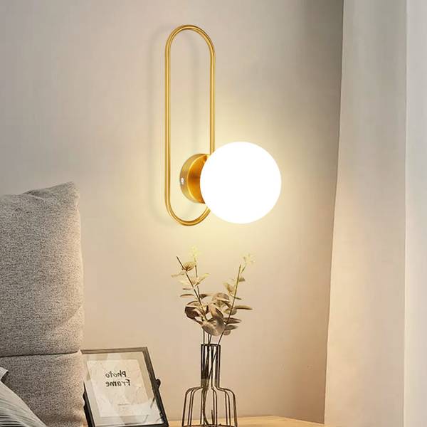 Wandlamp Marvelli goud - metaal - 16 x 18 x 35 cm