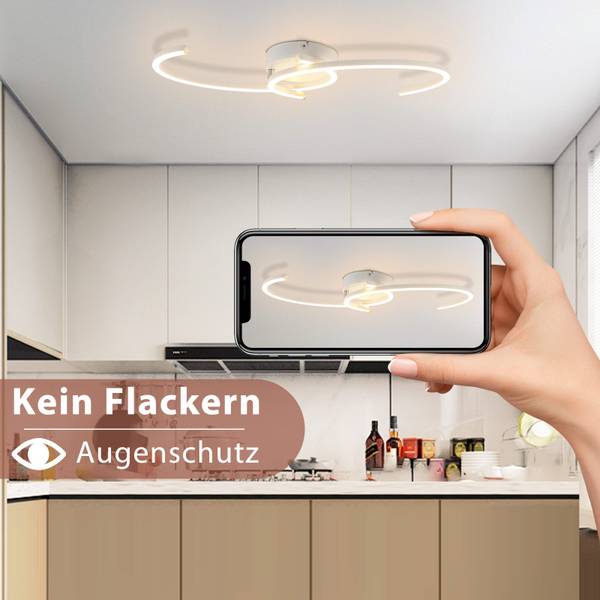 LED Plafondlamp Soto wit - metaal - 23 x 7 x 62 cm