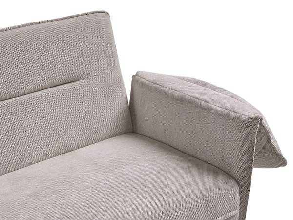 3-Sitzer Sofa VAYLA Grau - Silber