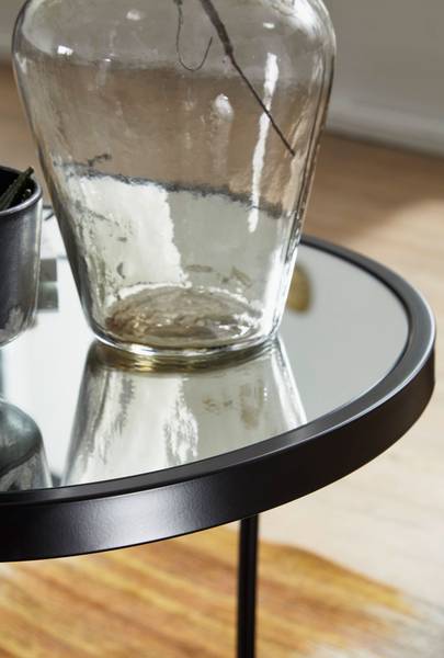 Satztisch AMARES 2er-Set Spiegelglas - 50 x 50 x 50 cm