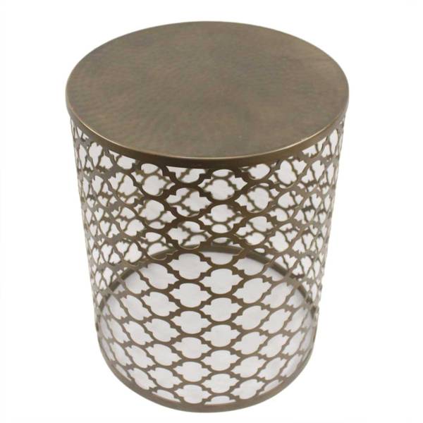 Beistelltisch Arabesk Messing - Metall - 40 x 51 x 40 cm