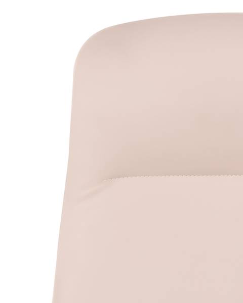 Bürostuhl ARDOUR Beige - Schwarz - Kunstleder - 68 x 115 x 68 cm
