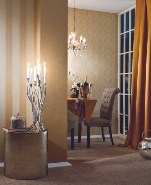 Tapete gold Retro Ornamente Gold