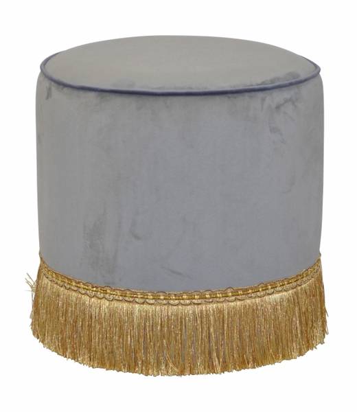 Sitzpouf Angela Grau