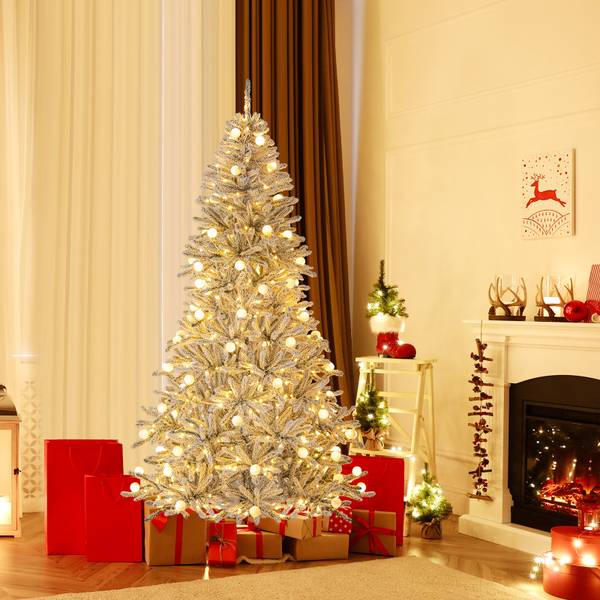Weihnachtsbaum OY47492 Silber - Kunststoff - 112 x 210 x 112 cm