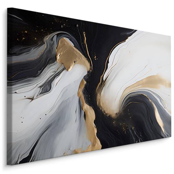 Leinwandbild Marmor moderne Muster 120 x 80 x 80 cm