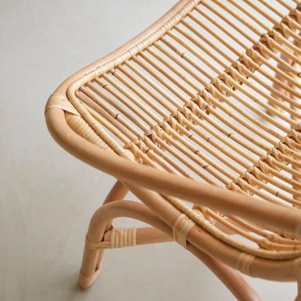 Sessel Pia Beige - Weide - 65 x 95 x 71 cm