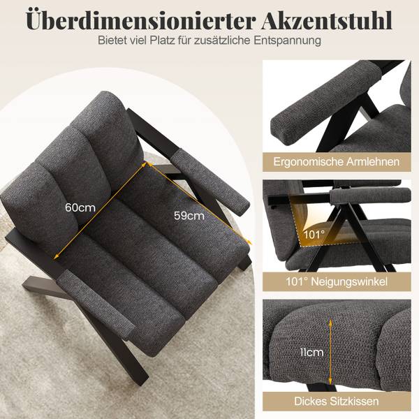 Sessel VH34907 Grau