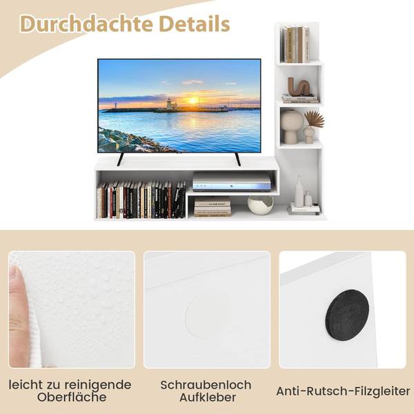 TV Lowboard TH32924 Weiß