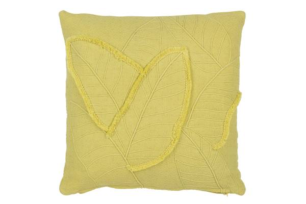 Kissen Amaz. Rainforest Grün - Baumwollstoff - Leinen - Polyester - 45 x 15 x 45 cm