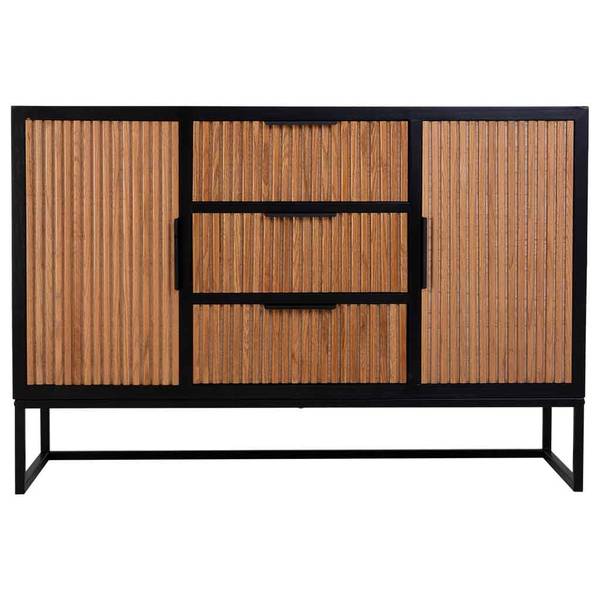 Sideboard Saori Braun - Holzwerkstoff - 120 x 81 x 40 cm