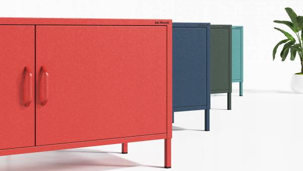 TV Schrank Rosa Rot