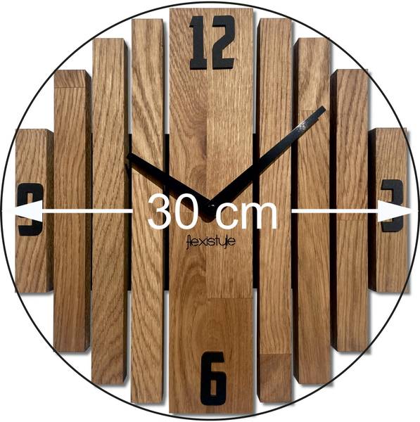 Wanduhr SYMETRIE Eiche