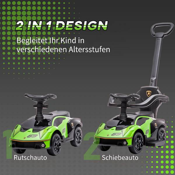 Kinder Rutschauto 370-223V00GN Grün - Kunststoff - 40 x 90 x 87 cm