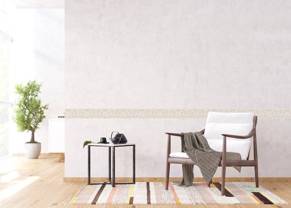 Tapetenbordüre 601691 Beige - Vinyl - 500 x 10 x 10 cm