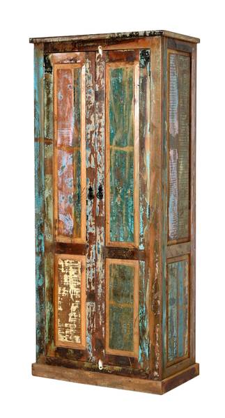 RIVERBOAT Garderobenschrank Massivholz - 80 x 180 x 45 cm
