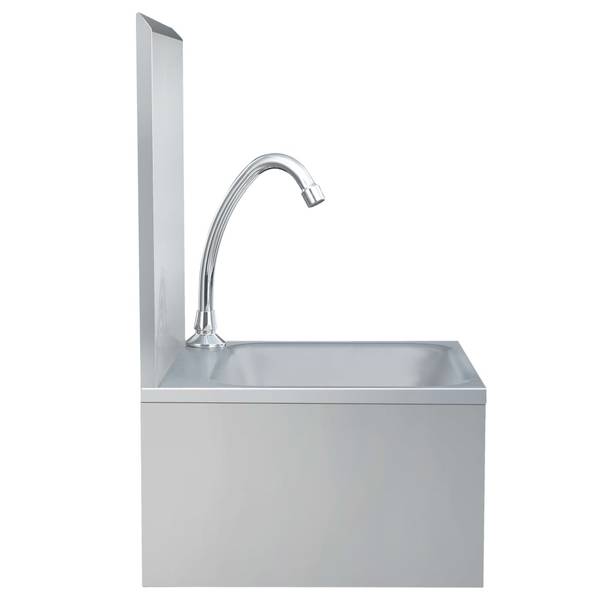 Handwaschbecken 51114 Silber - Edelstahl - 34 x 56 x 40 cm