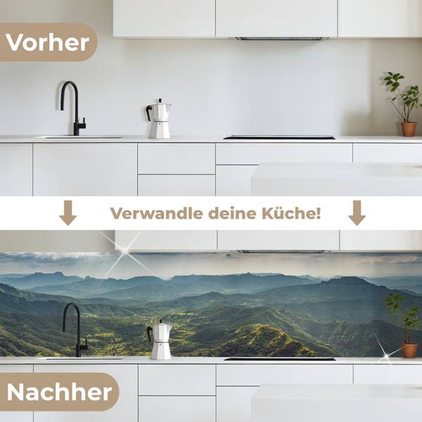 KÜCHENRÜCKWAND Tal 500 x 80 cm