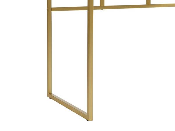 Konsolenschreibtisch CODENIO Weiß - Holz teilmassiv - 100 x 78 x 48 cm