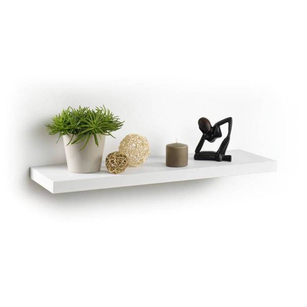 Wandregal 68464 Weiß - Holzwerkstoff - 9 x 4 x 75 cm