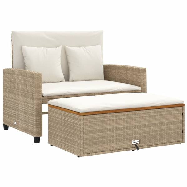 Tuinbank 3033171-2 set van 2 beige - crèmekleurig