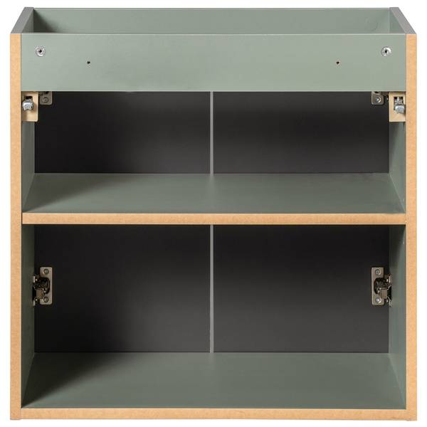 Armoire basse NEWPORT-56-38 Vert - Bois manufacturé - 120 x 60 x 40 cm