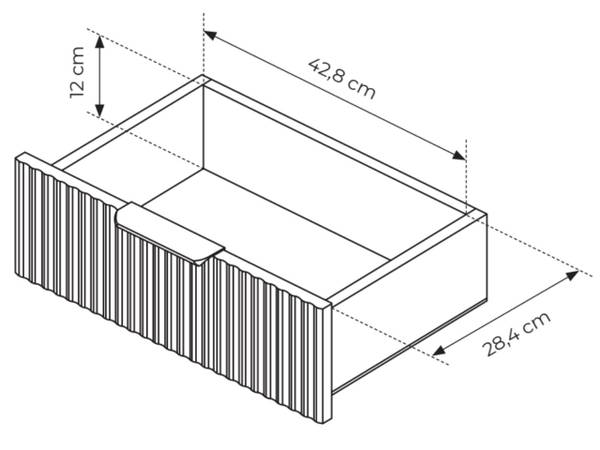 Nachttisch LATINA Beige