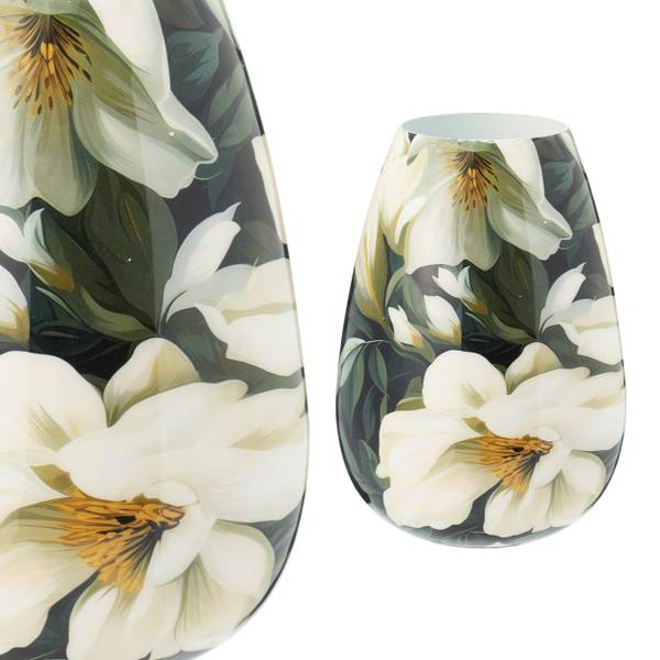 Vase A67102630 Grün - Kunststoff - 15 x 20 x 15 cm