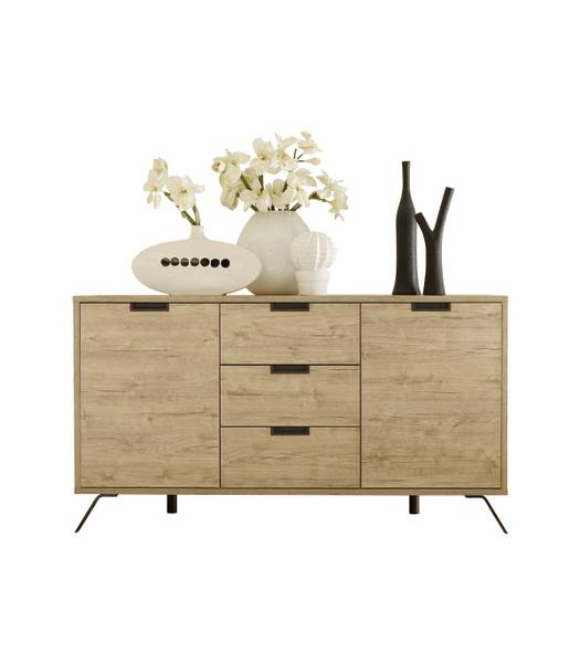 Sideboard Palma Braun - Holzwerkstoff - 50 x 86 x 156 cm