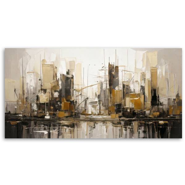 Canvas schilderij Blokken 80 x 40 cm