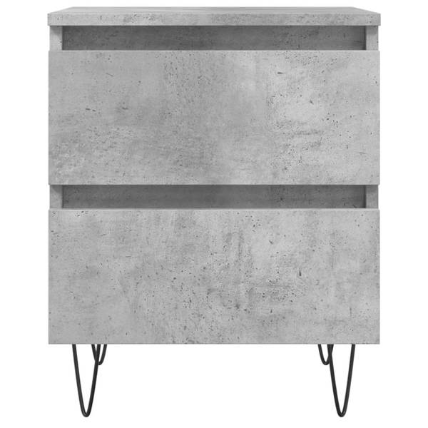 Nachttisch M641653 Grau - Holzwerkstoff - 35 x 50 x 35 cm
