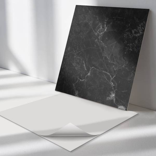 Selbstklebefliesen Marmor Muster 4er Set 50 x 50 cm