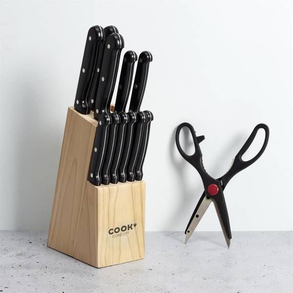 Messerset Cook Concept 12er Set Metall - Kunststoff - 14 x 37 x 9 cm