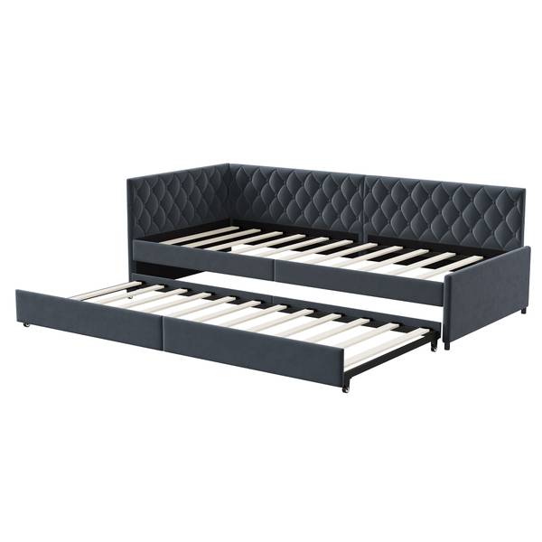 Polsterbett Schlafsofa QHUI7 Grau