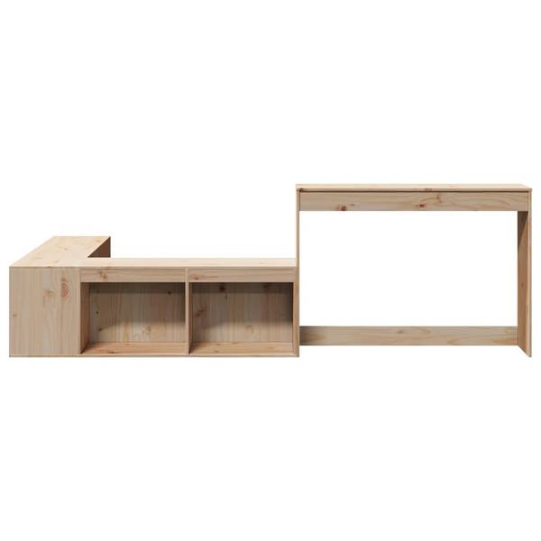 Nachttisch X3427 Braun - Massivholz - 122 x 75 x 232 cm