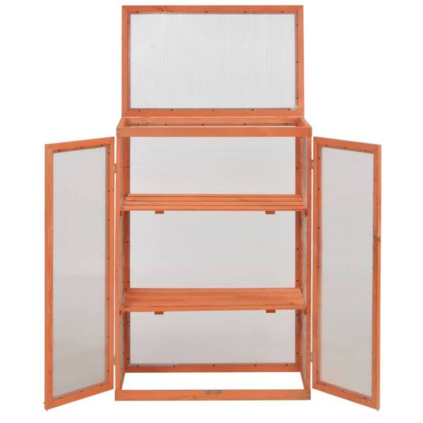 Gewächshaus 170646 Braun - Kunststoff - 47 x 109 x 75 cm
