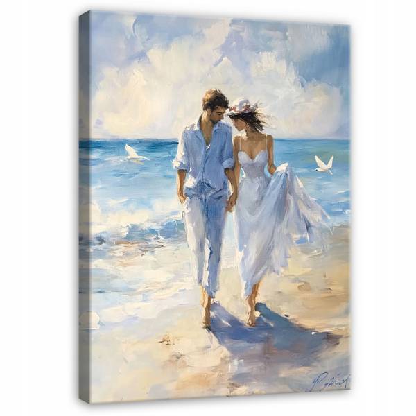 Leinwandbild Frau 70 x 100 x 3 cm