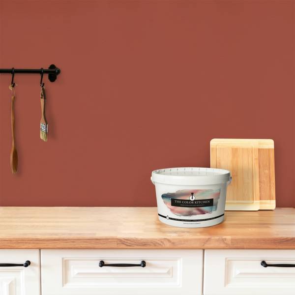 Universal Wandfarbe Rot Simple Safron 2500 ml