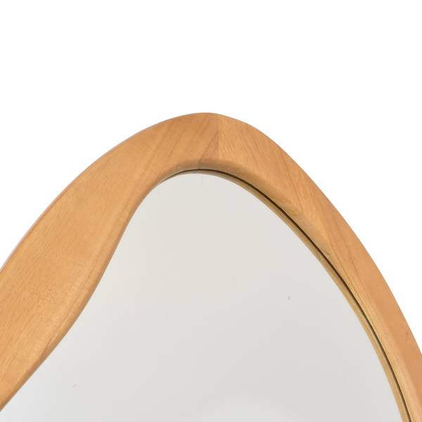Wandspiegel Yin Braun - Glas - Massivholz - 60 x 120 x 10 cm