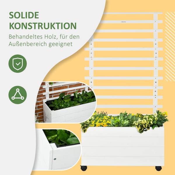 Hochbeet 845-584V00WT Weiß