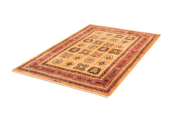 Vloerkleed Kashkuli CLXXX oranje - wol - 105 x 1 x 155 cm