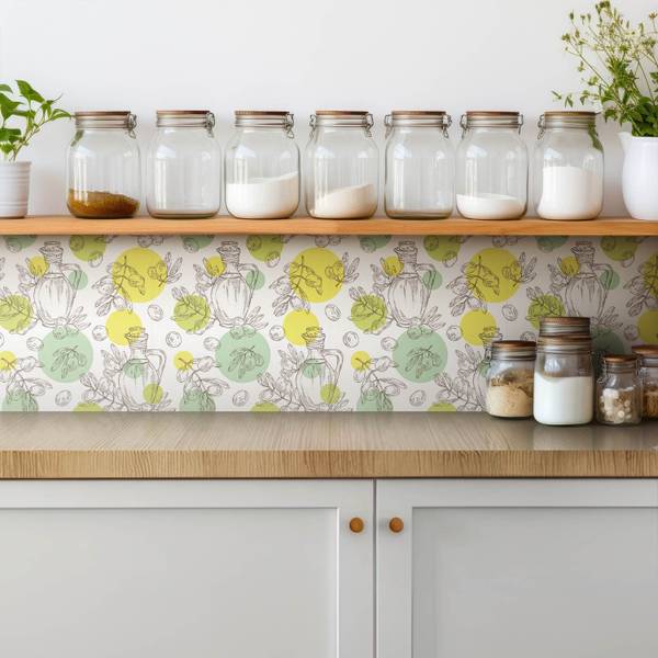 Zelfklevende Tegels Olearius set van 9 30 x 30 cm