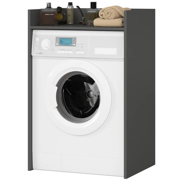 Waschmaschinenschrank FIN Graphit