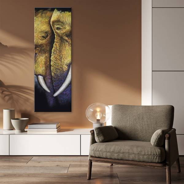 Kunstdruck Mixed Media 50 x 150 cm