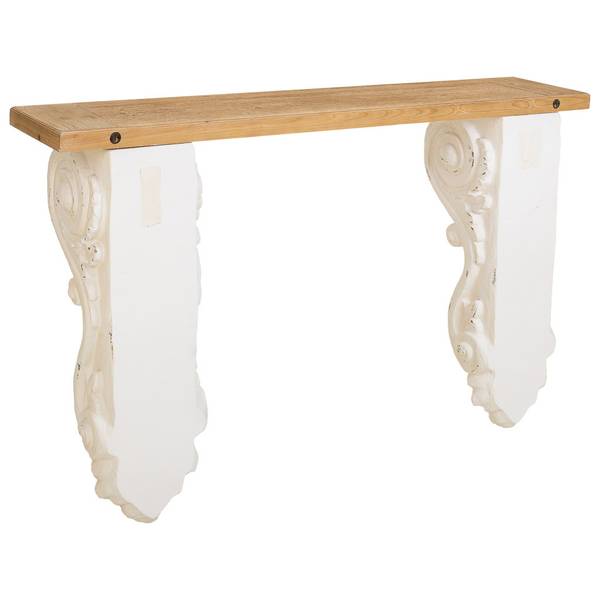 Flurtisch 4523351639 Weiß - Holzwerkstoff - 153 x 93 x 33 cm