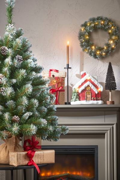 Sapin de Noël Empress Vert - Matière plastique - 71 x 90 x 71 cm