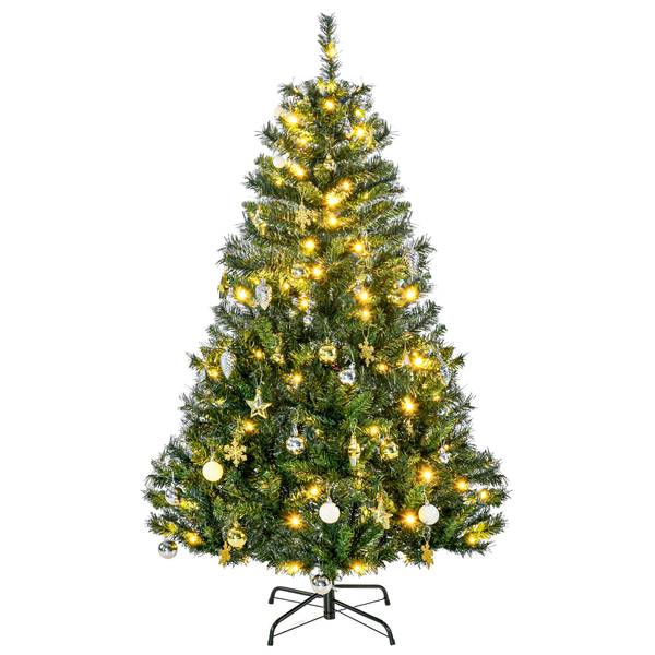 Künstlicher Weihnachtsbaum 830-185V02 Grün - Kunststoff - 95 x 150 x 95 cm