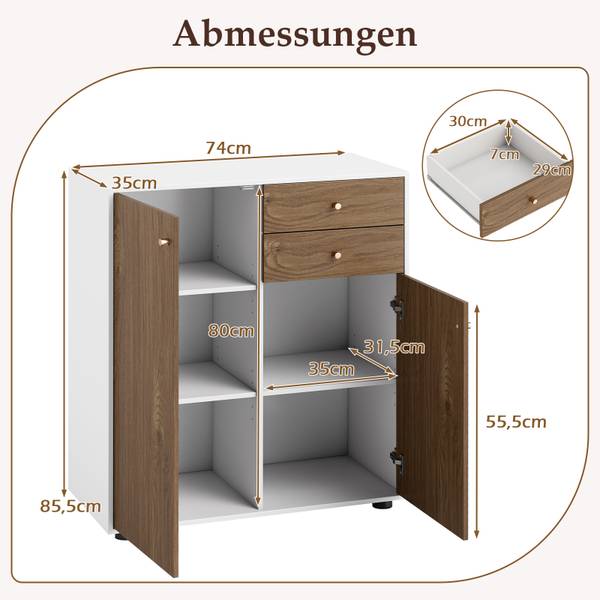 Buffetschrank VH34188 Braun