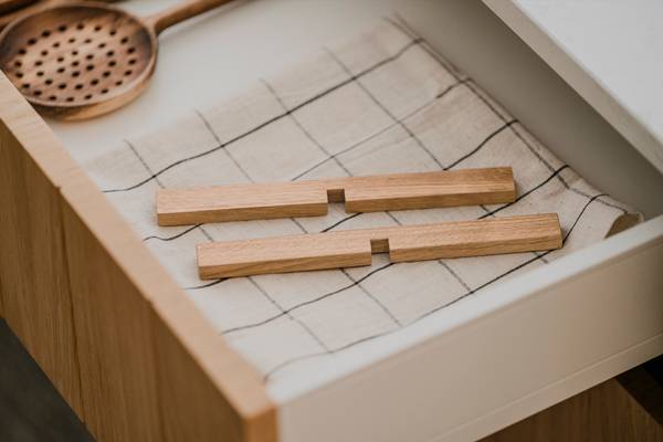 Untersetzer IKS Braun - Eiche - 20 x 2 x 20 cm